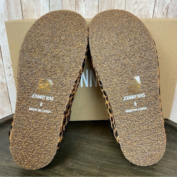Johnny Was Cheetah Print Mule Size 6 Women - Picture 7 of 12